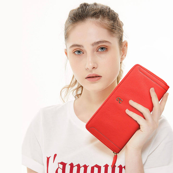 Handcrafted Purse Red