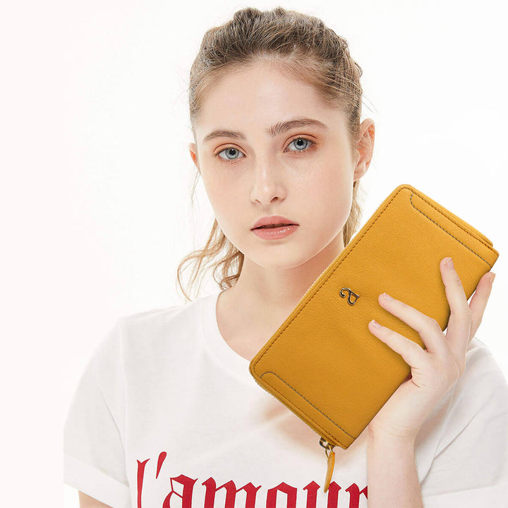 Handcrafted Purse Yellow