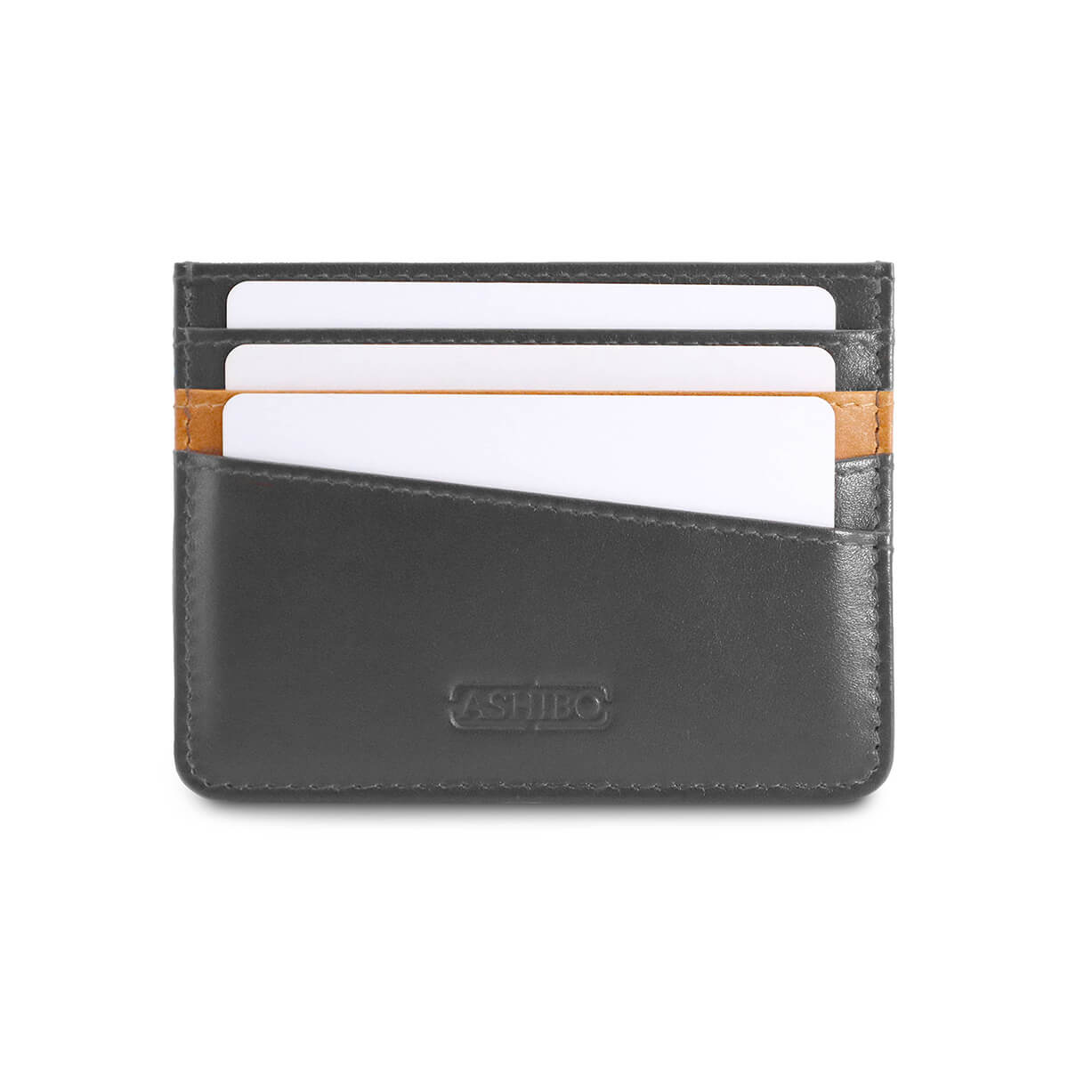 Handcrafted Card Holder Black Tan