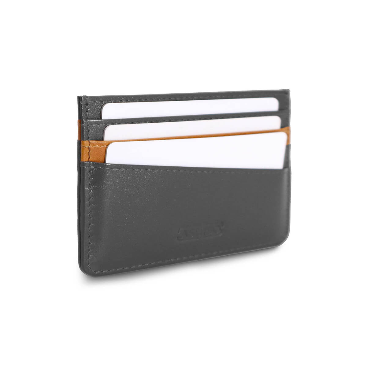 Handcrafted Card Holder Black Tan