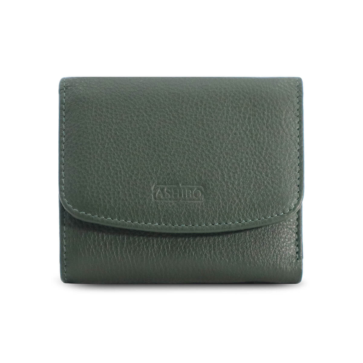 Handcrafted Card Wallet Dark Moss Green