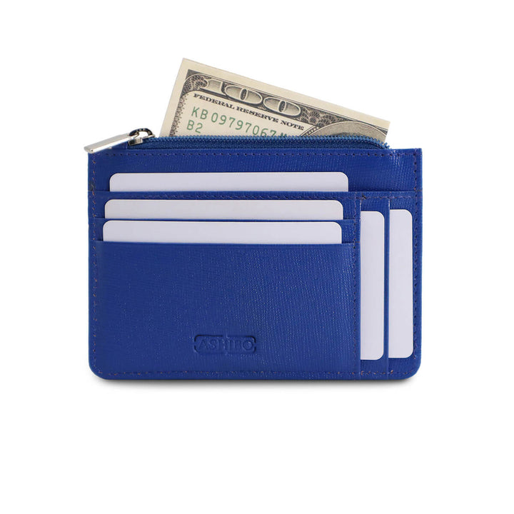 Handcrafted Card Wallet Blue