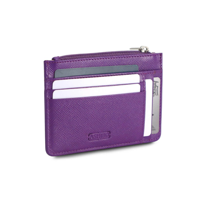 Handcrafted Card Wallet Purple