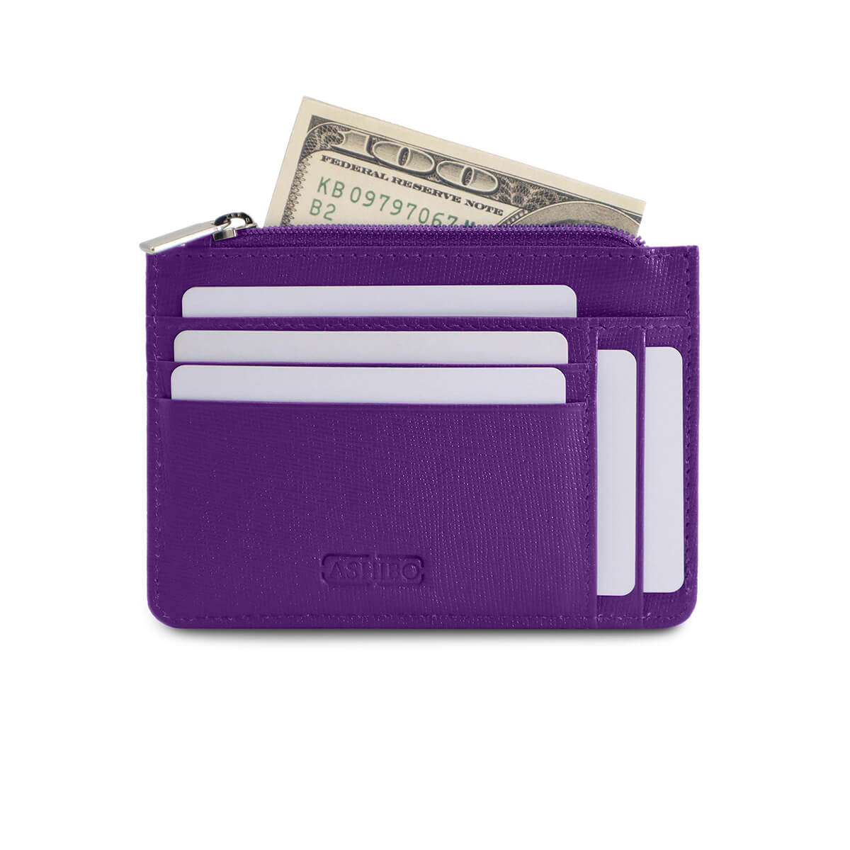 Handcrafted Card Wallet Purple