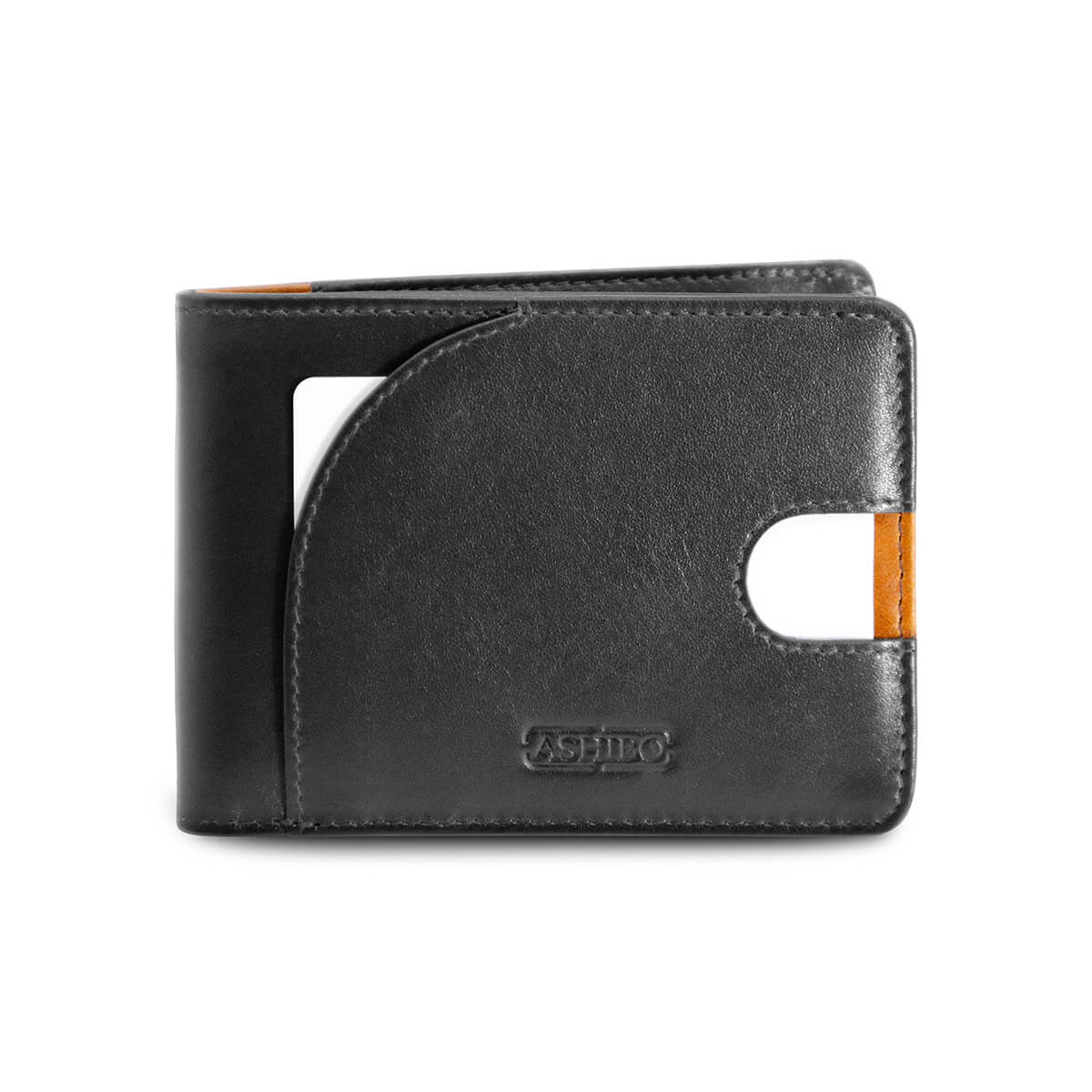 The Bifold Wallets Black Tan