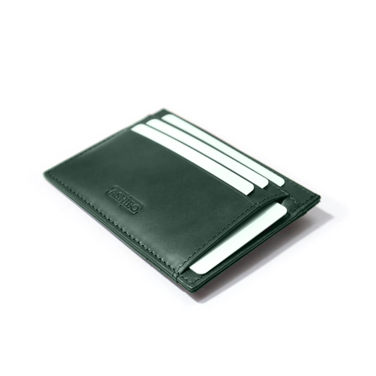 Handcrafted Card Holder Green