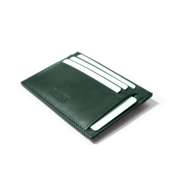 Handcrafted Card Holder Green