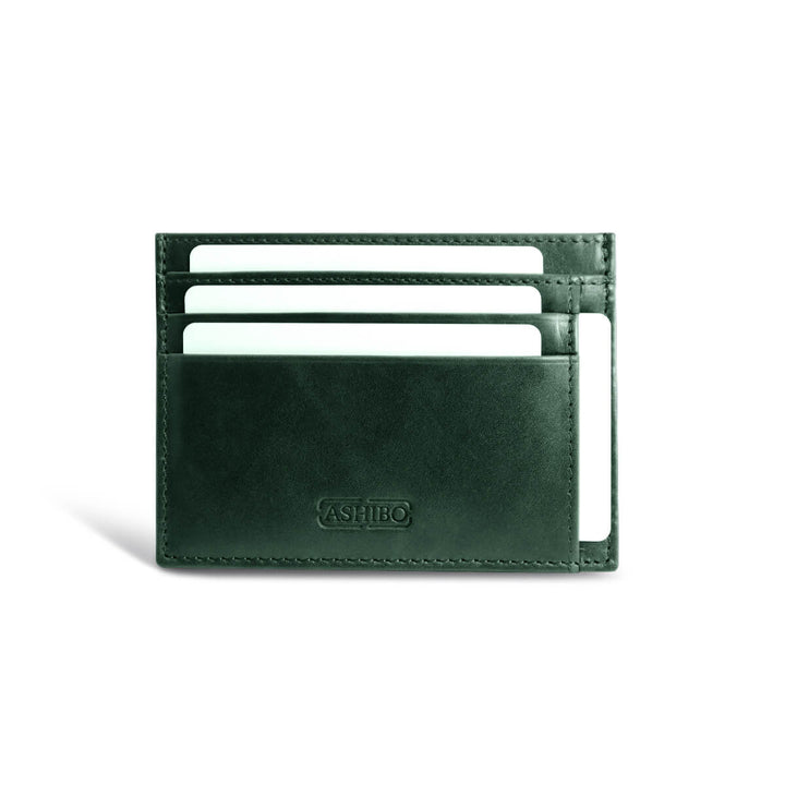 Handcrafted Card Holder Green