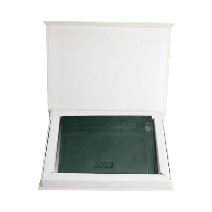 Handcrafted Card Holder Green
