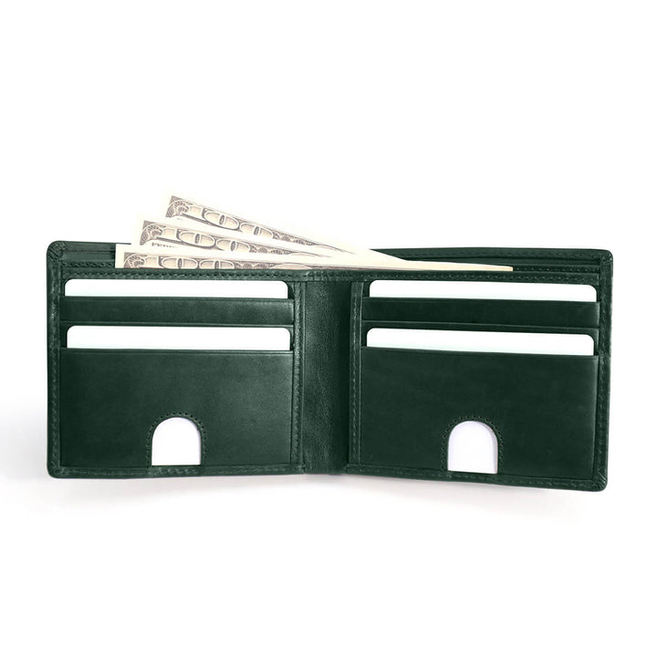 The Bifold Wallets Green