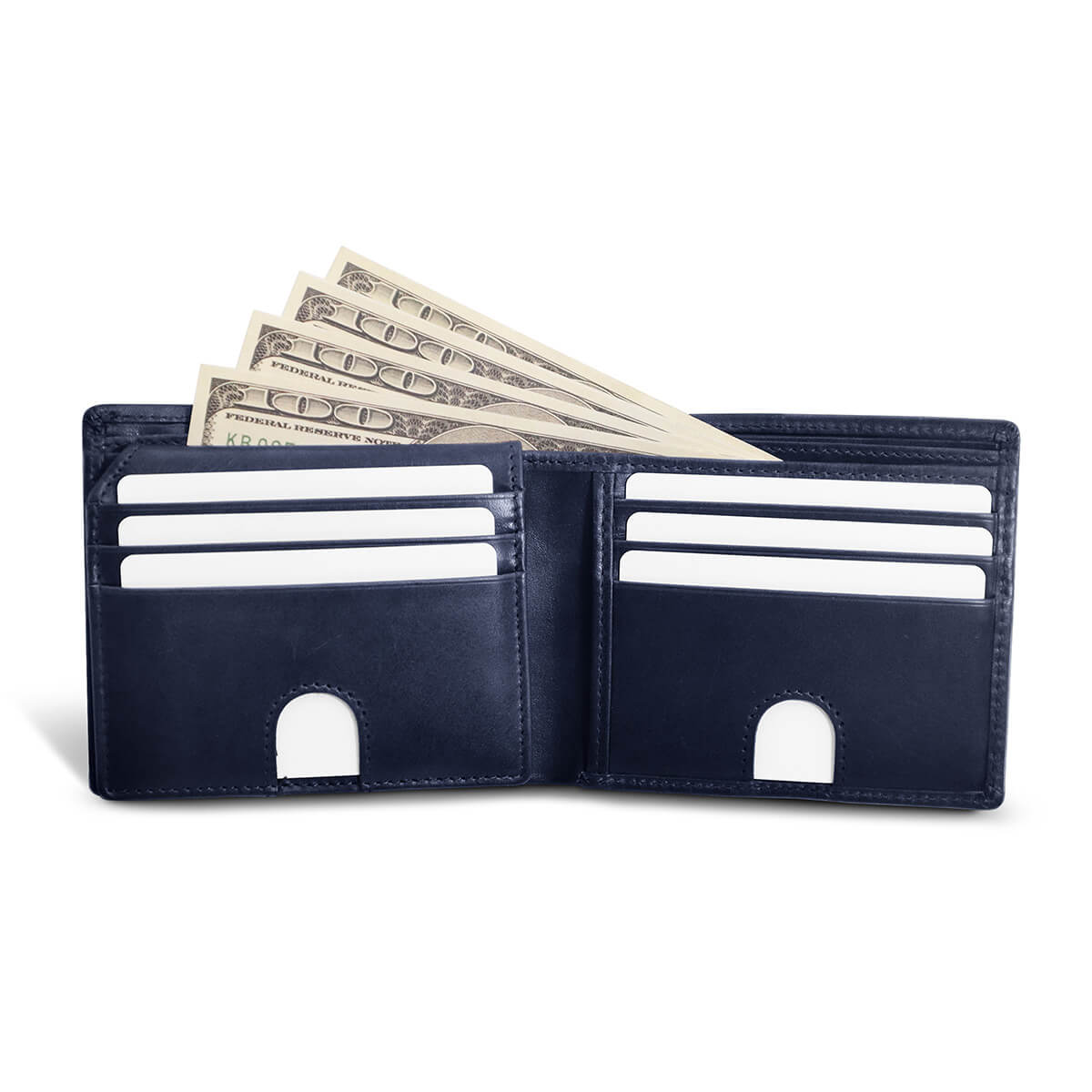 The Bifold Wallets Blue