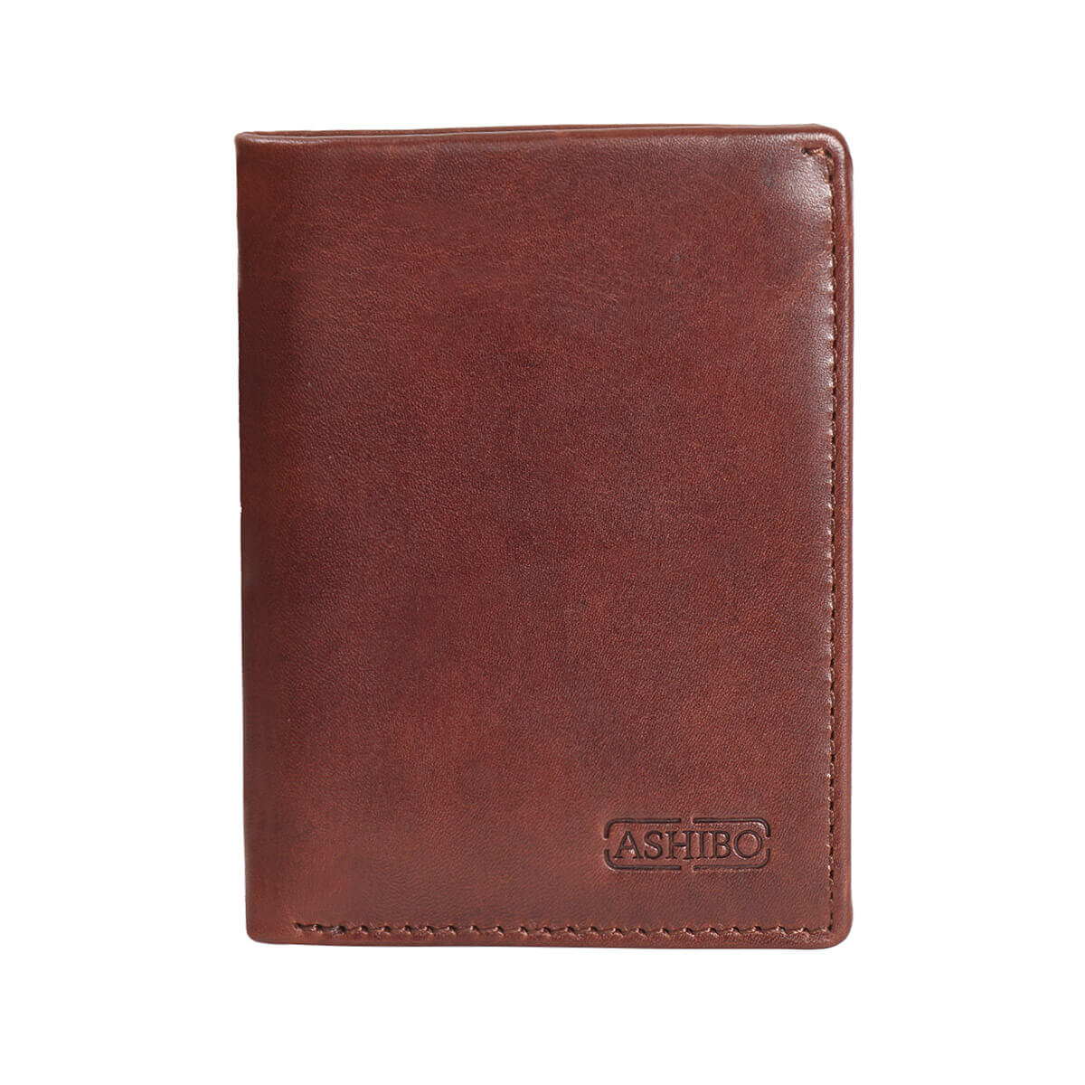 Handcrafted Card Holder Brown