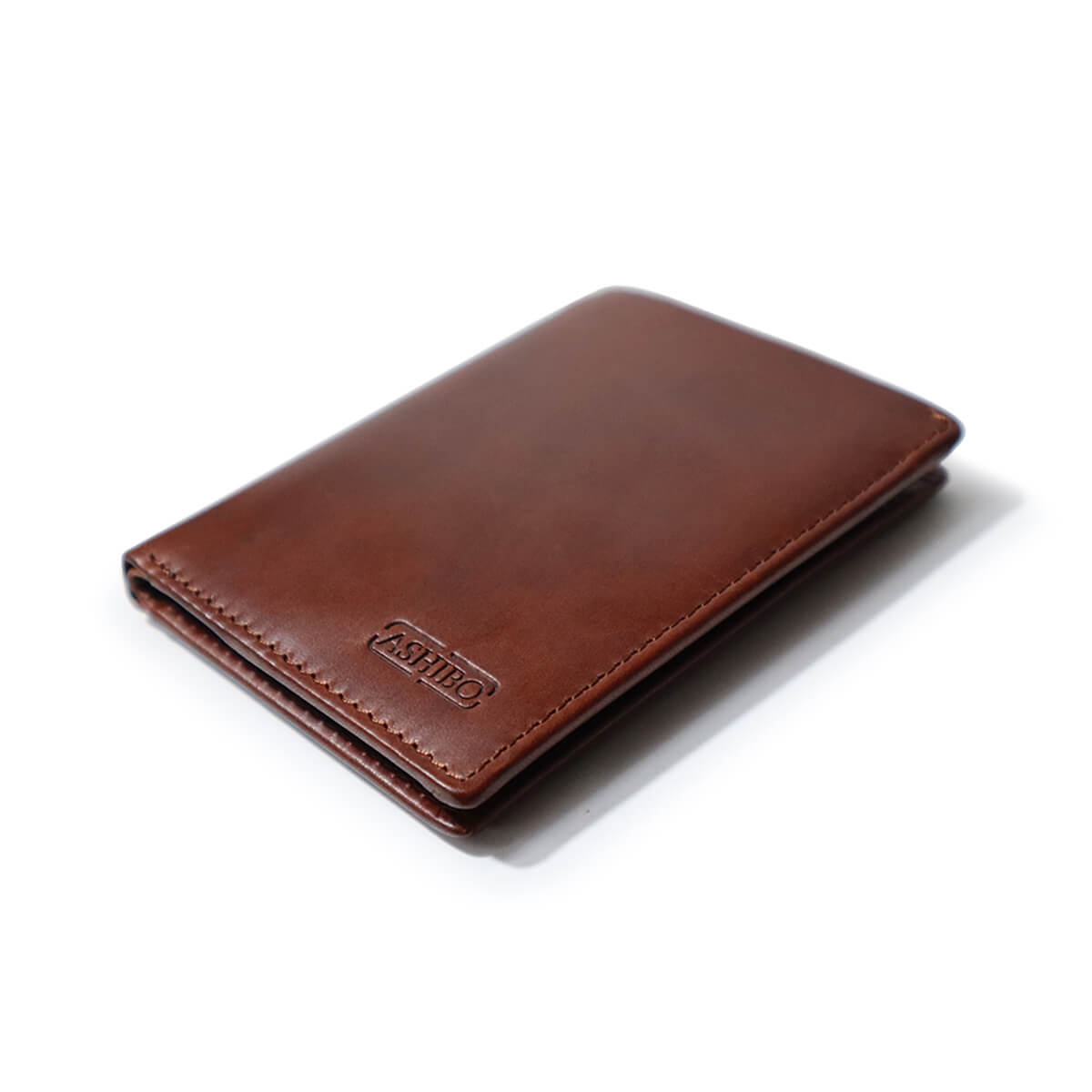 Handcrafted Card Holder Brown